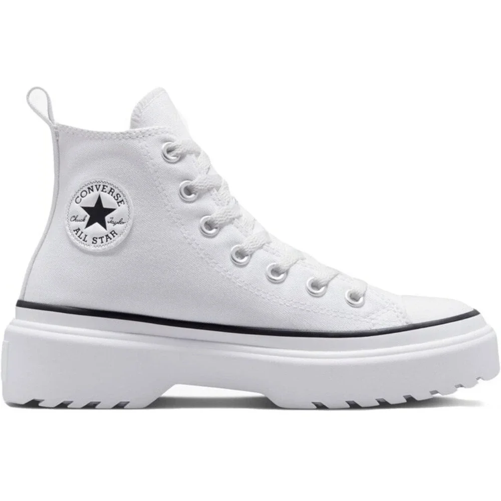 Converse Kids Chuck‎ Taylor All Star Lugged Lift Platform Canvas High Top Shoe 7